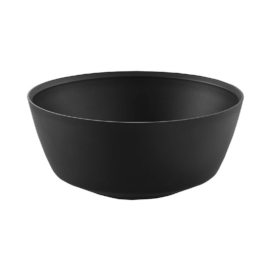 傾斜式ミキシングボウル（Sサイズ） - 電子レンジ・食洗機対応、ブラック（幅15.9cm×奥行15.9cm×高さ7cm）